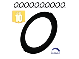 Lote de 10 Leds Leds Dimmables 18W 3000K 1800Lm Black Ip40 BRAYTRON