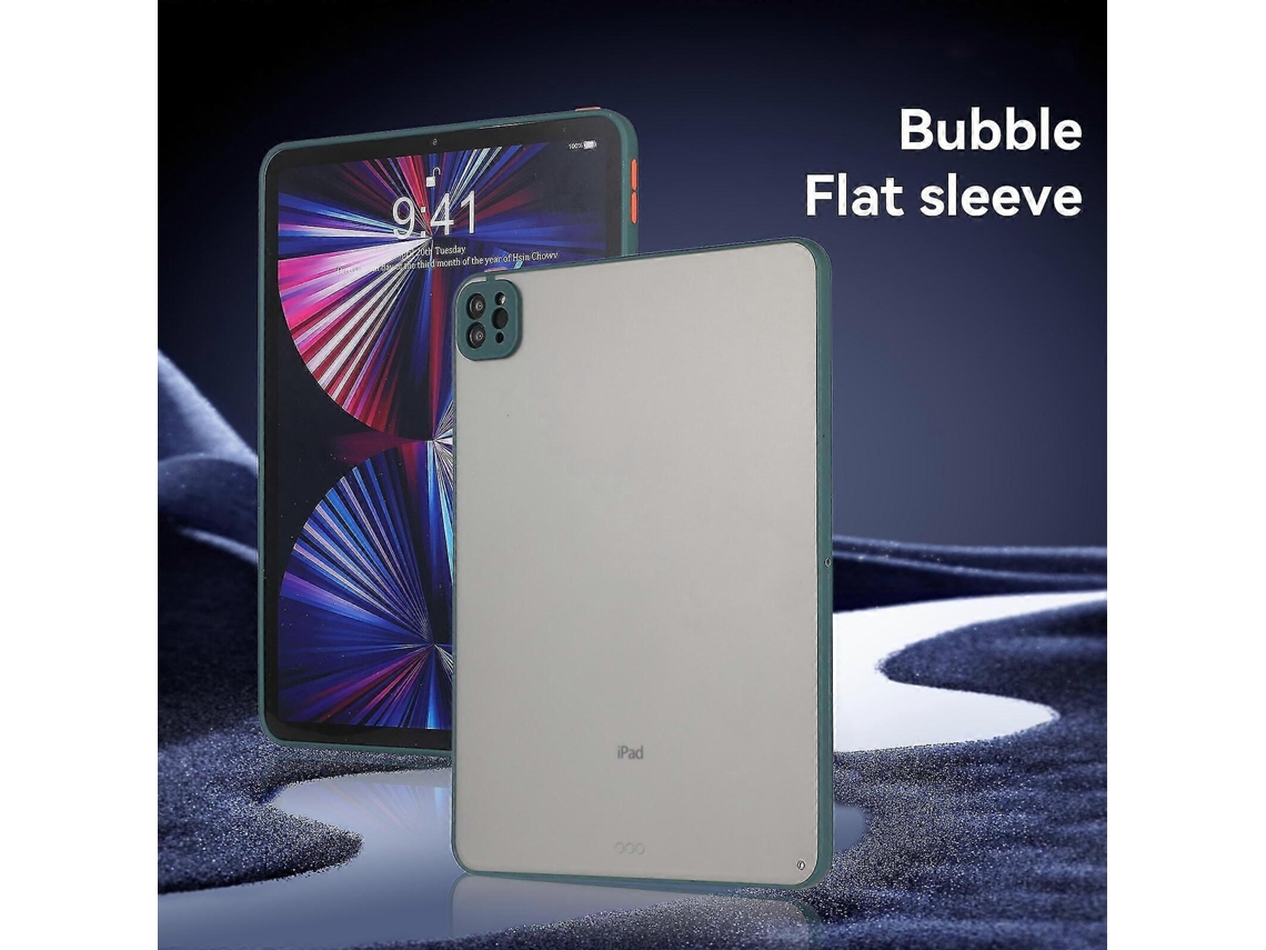 Capa Protetora Fina E Resistente A Impactos, Mais Vendida, Compatível Com Ipad Air 4/5 , Verde. Tuotuo (10,9)