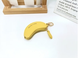 Porta moedas fruta banana, 3x2x8cm