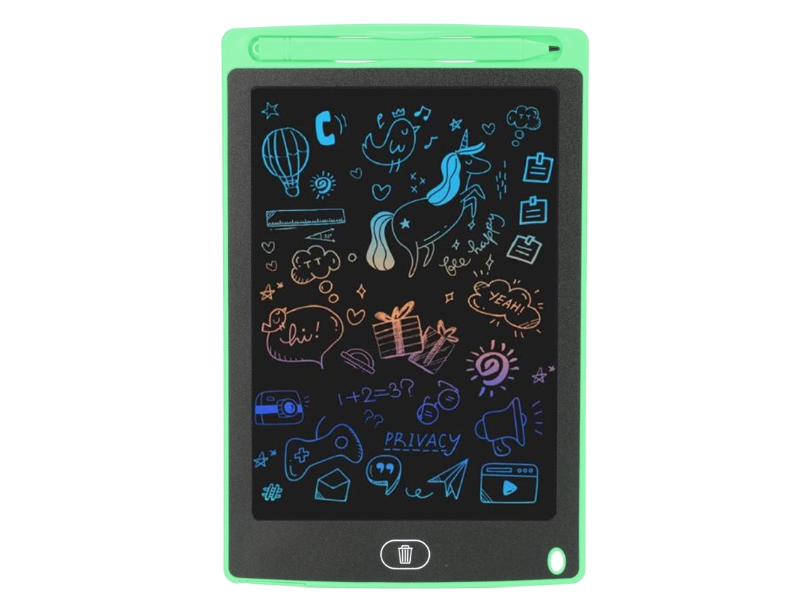 Aetheria tablet de Desenho Lcd 8,5 Polegadas Quadro de Doodle Colorido Brinquedo para Crianças Verde