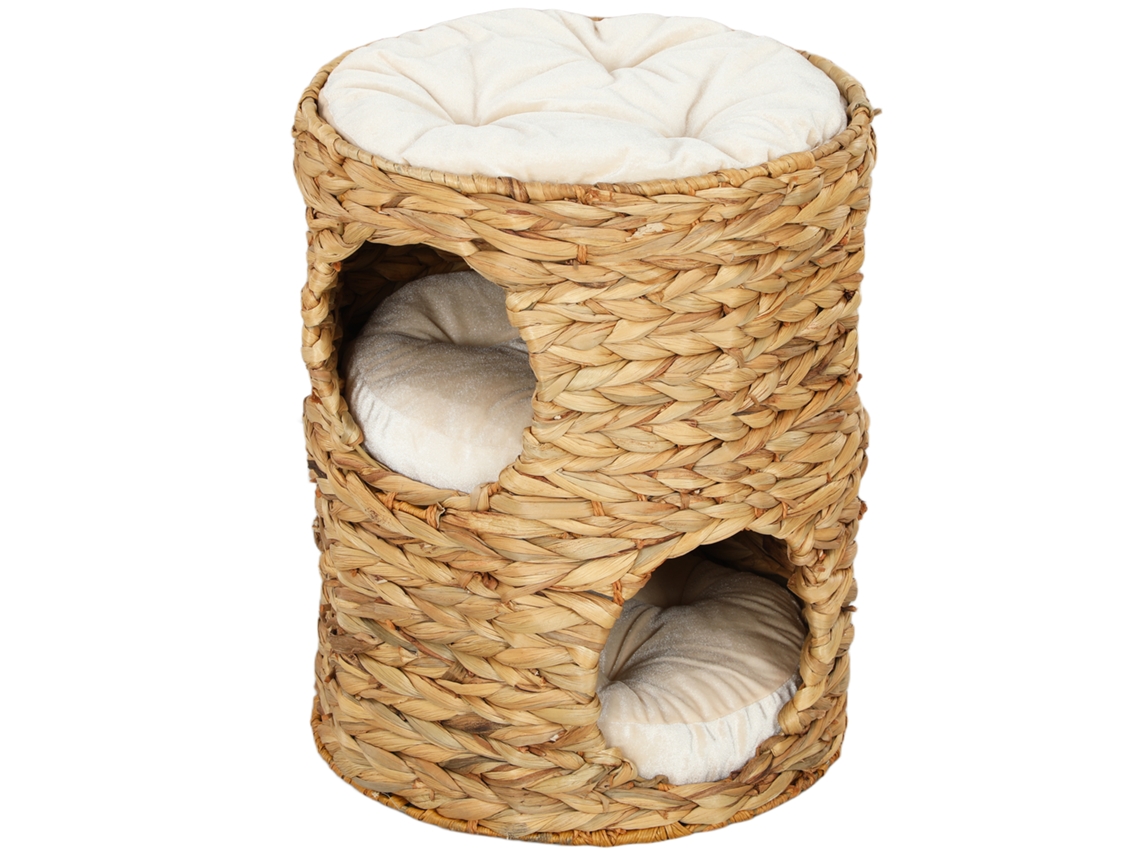 Barril Arranhador com 2 Tocas e Jacinto 50cm