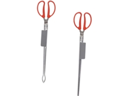 Hemobllo Conjunto De 2 Pinça Multifuncional Antiderrapante Para Caranguejos E Enguias, Utensílio De Cozinha Em Aço