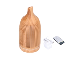 Difusor de óleos essenciais de 200ml com luz LED, desligamento automático, controlo remoto, modo silencioso LAXISCREED