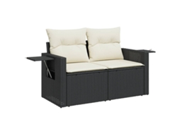 Garden Sofa, Garden Sofas Vidaxl Preto Rattan / Vime (n/a)