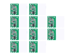 10pcs Módulo Chave Tática Capacitiva 12v com Travamento para Luz Led