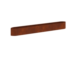 Vidaxl Cama De Jardim Elevada Aço Corten 380 X 40 X 40 Cm Aço
