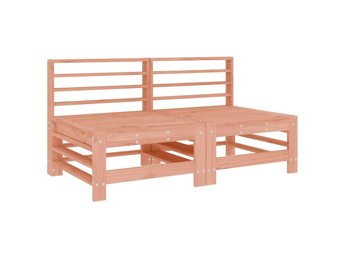 Garden Middle Sofa, Garden Middle Sofas Vidaxl Marrom Madeira De Douglas (n/a)