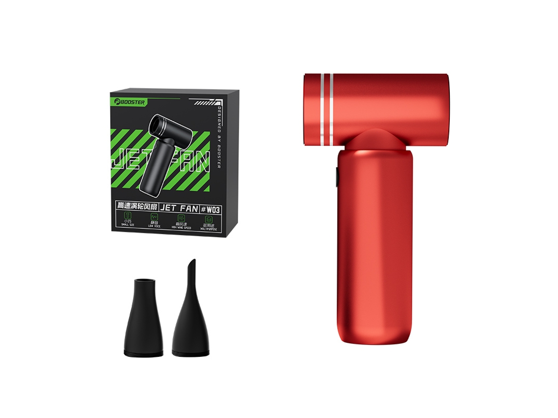 (vermelho) Mini Aspirador De Pó Portátil De Alta Velocidade Com Turbina A Jato Superalimentada, 110.000 Rpm
