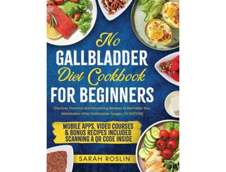 Livro No Gallbladder Diet Cookbook de Sarah Roslin (Inglês)