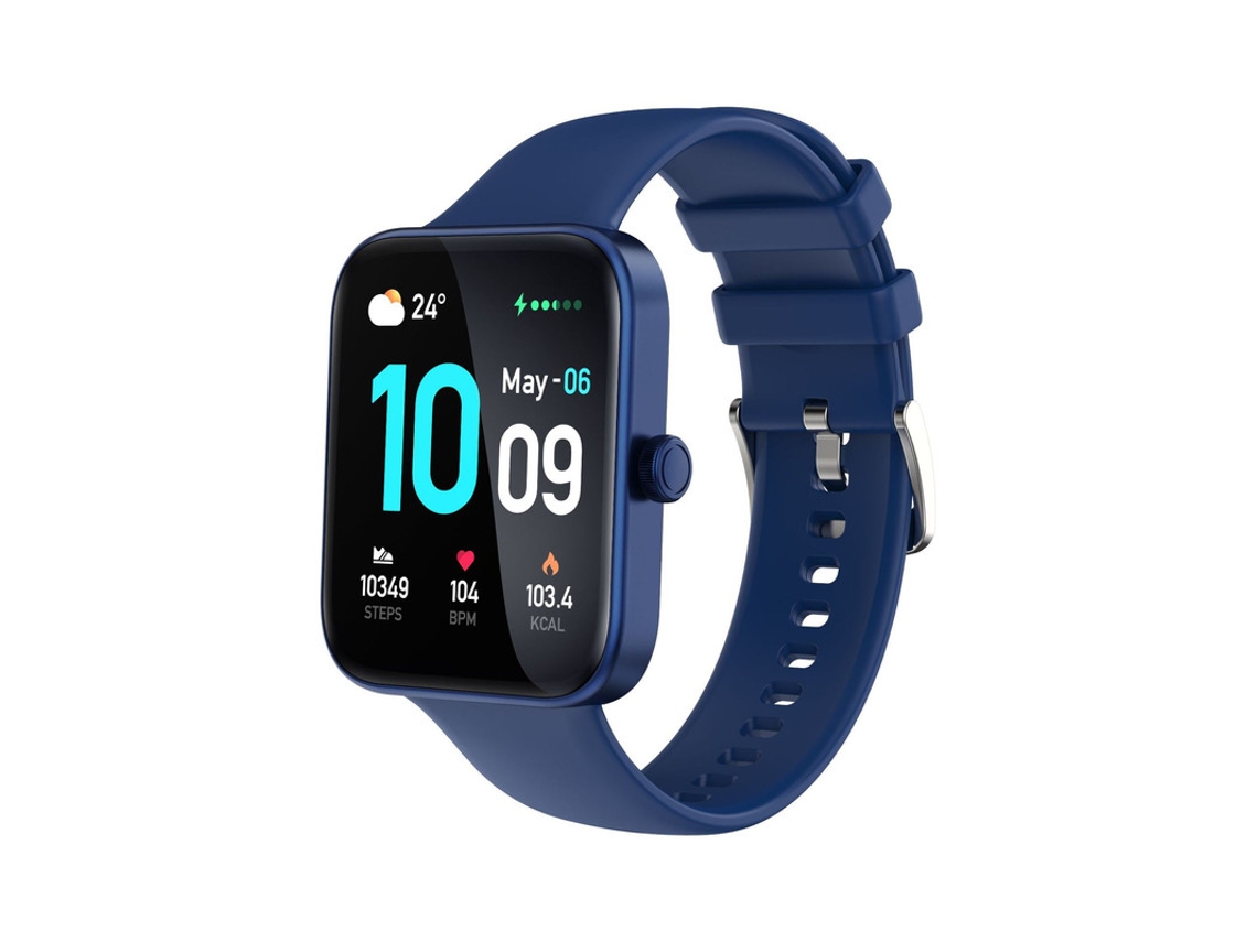 SHAH ARPAN Smart Watch P63 Bluetooth Chamada Push Mensagem Gerenciamento de Saúde Frequência Cardíaca Azul