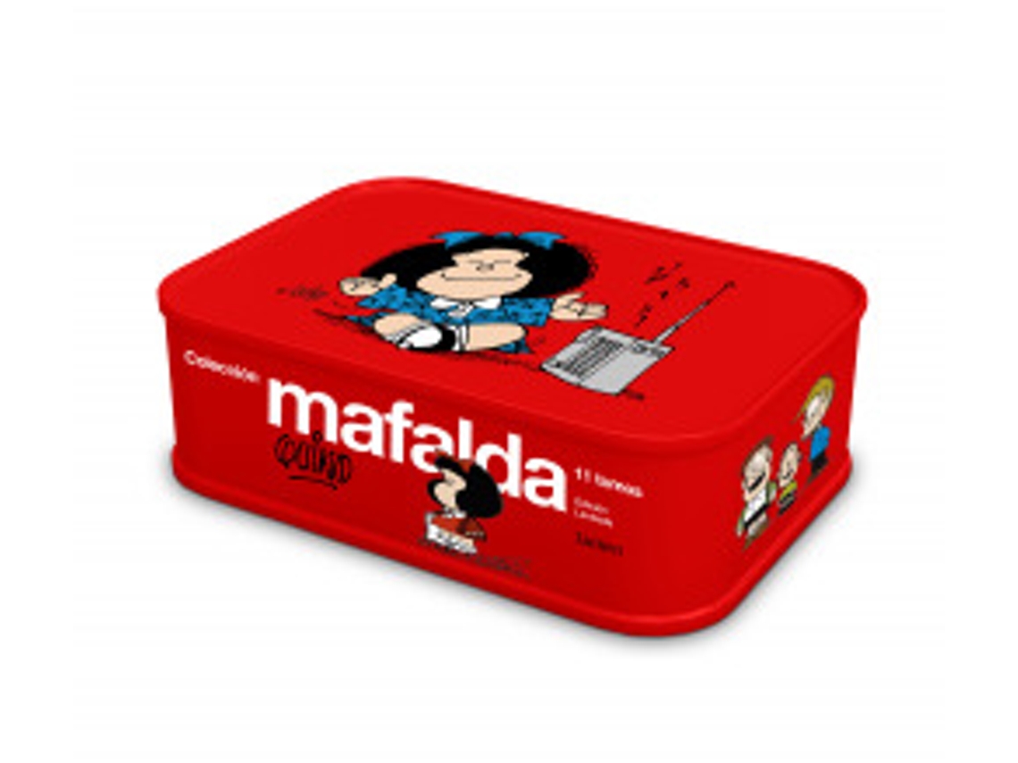 Livro Colección Mafalda: 11 Tomos En Una Lata (Edición Limitada) de ...