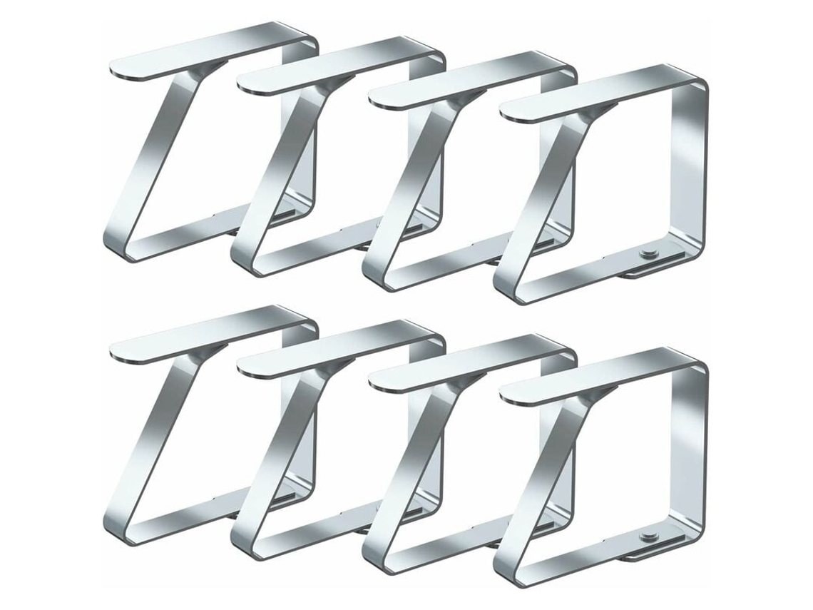 Lurelia Prendedores Toalha Mesa Aço Inoxidável 4 Cm X 8 Clipes Peças Piqueniques Festas