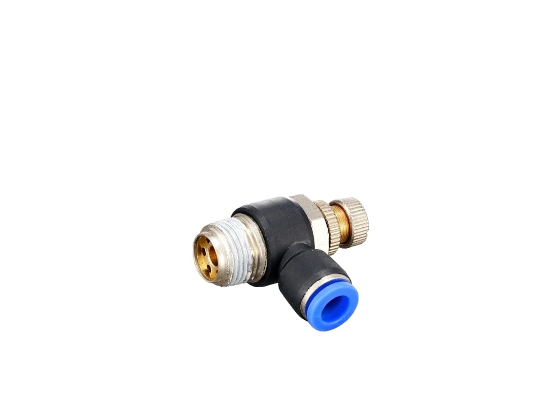 Conector Pneumático, Design De Conexão Rápida, Ampla Faixa De Operação, Sl8-03, 5pcs-b