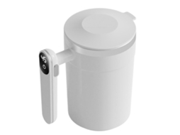 Caneca Magnética Para Misturar Café - Copo Com Visor Digital De 400ml, Caneca Auto-misturadora De Café, Elétrica E Portátil (branca)