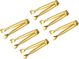 Pinça De Servir Pequena Patikil, Mini Pinça De Cozinha Aço Inoxidável 10, 9cm Para Confeitar Açúcar, Aperitivos, Saladas
