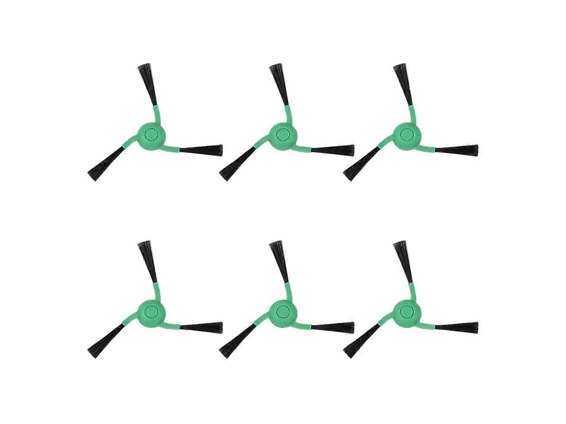 Conjunto De 6 Peças De Reposição Para Escova Lateral Do Aspirador De Pó Irobot Roomba Mini. Inclui Escova De Limpeza Lateral Lavável.