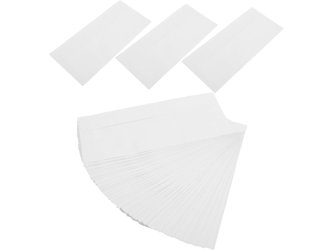 50 Envelopes De Segurança Brancos Autoadesivos Para Documentos