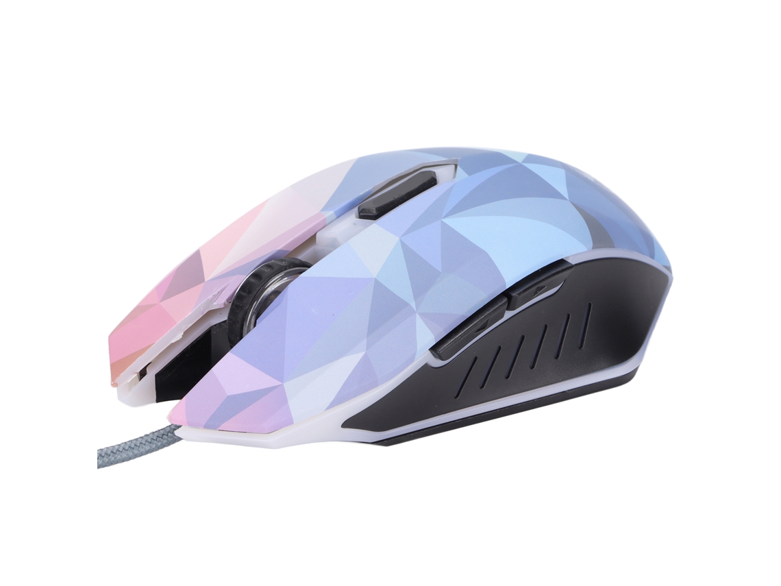 Mouse para jogos LAXISCREED (RGB, DPI ajustável, óptico com fio)