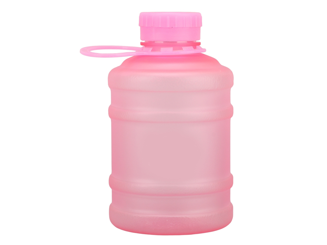 Garrafa de Água 650ml Rosa com Alça Portátil