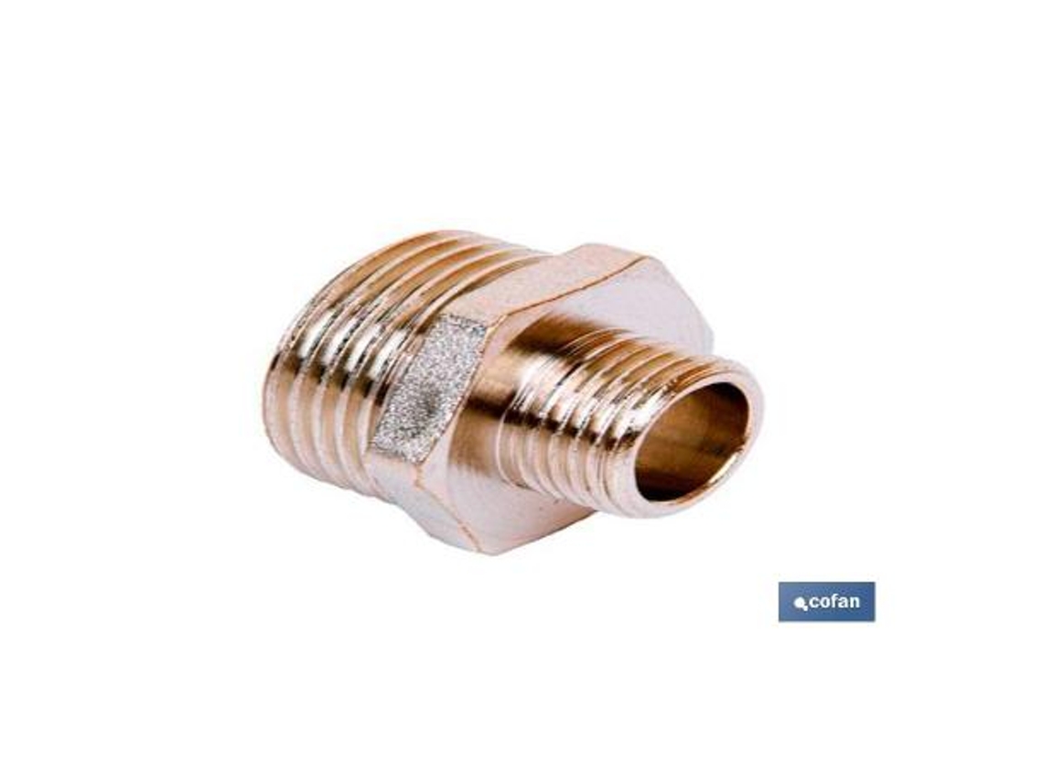 Machon cilindrico de reduccion r-1/4  r-1/2   caja 5 unid.