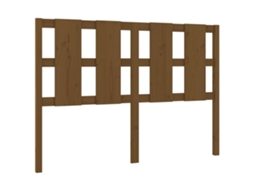 Cabeceira de Cama em Pinho Maciço Castanho Mel MAISON EXCLUSIVE (125,5x4x100 cm)