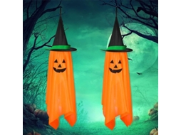 2026 decoración de Halloween: Colgante de Calabaza para Hogar, Jardín Y Porche (2 Piezas)
