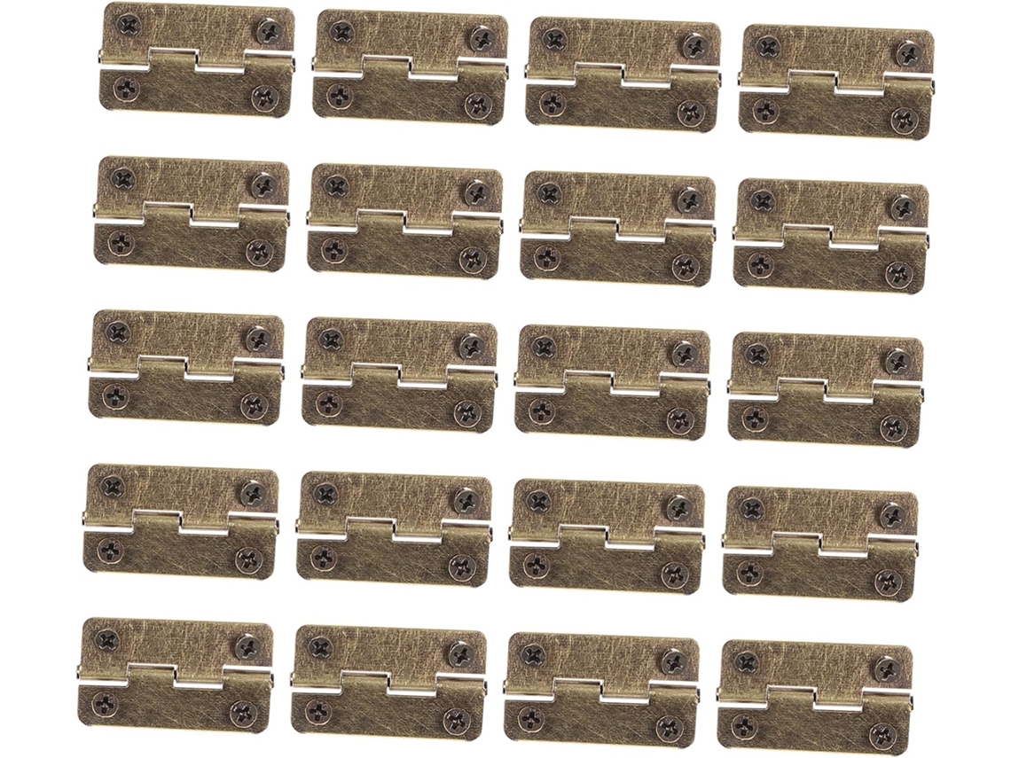 Conjunto De 50 Pequenas Com Ferro Em Para Móveis E Caixas Madeira.