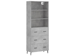 Highboard, Highboards Vidaxl Cinzeto Madeira Processada (n/a)