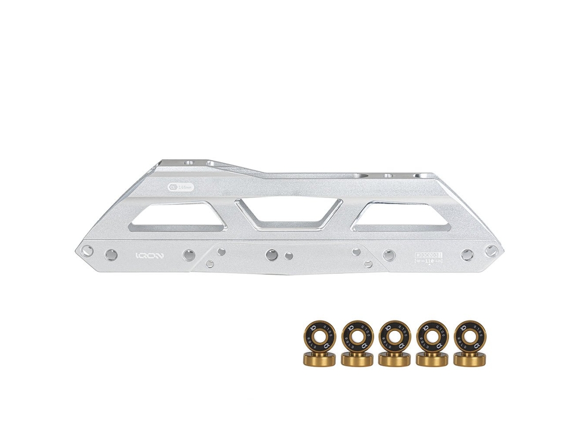 Quadro de Patins em Linha Cl Decode Pro 110 Prateado 335 Mmiqon