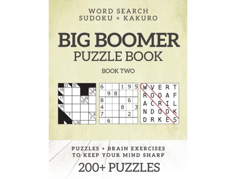 Livro Big Boomer Puzzle Books 2 De Barb Drozdowich (inglês)