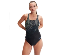 Roupa de Banho Digital Printed Medalist Preto 34 Mulherspeedo