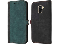 Correia para Samsung Galaxy A6 HONGWE. Pele Verde