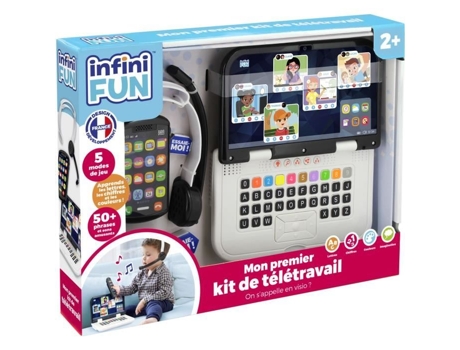 Kit De Teletrabalho Kd Meu Primeiro Kit De Teletrabalho Efeitos Luminosos E Sons Realistas A Partir De 18 Meses