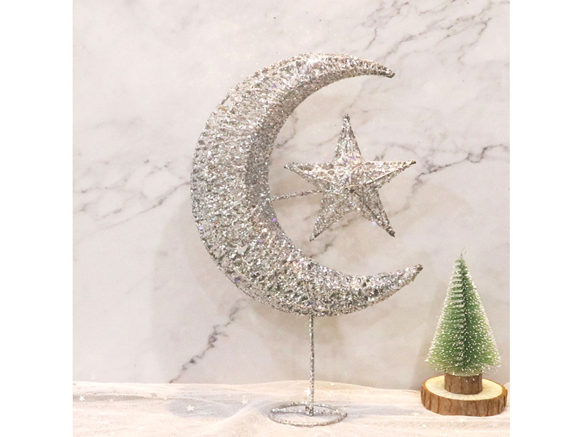 Tree Top Star (feito 3d com Ferro Glitter) Eoocoo
