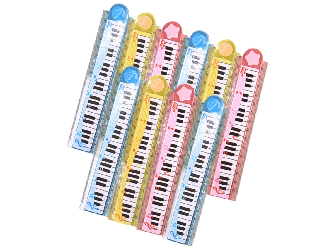 Sherchpry Conjunto De 10 Réguas Multifuncionais Para Piano, Para