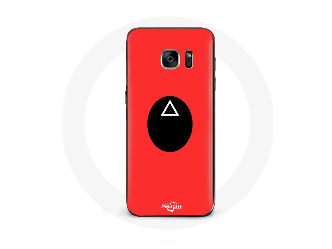 Capa para Samsung Galaxy S6 Edge Squid Game máscara triângulo