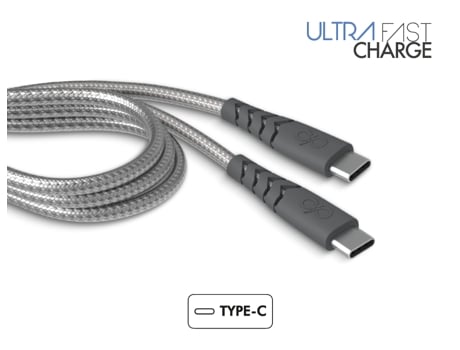 Cabo Telemóvel FORCE CASE Cinzento