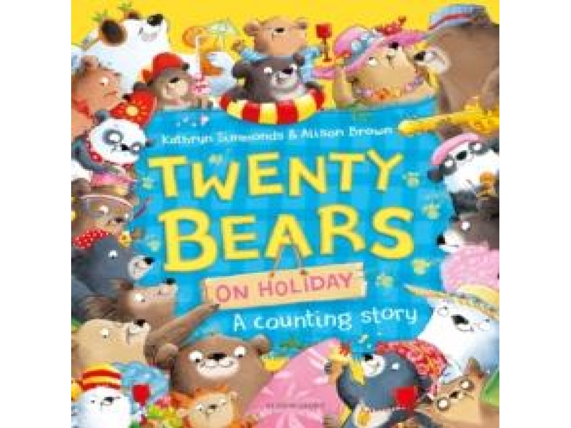 Livro Twenty Bears On Holiday de Kathryn Simmonds (Inglês)