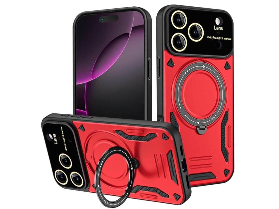 Capa Para Iphone 17 Pro Max Com Janela Grande E Magsafe