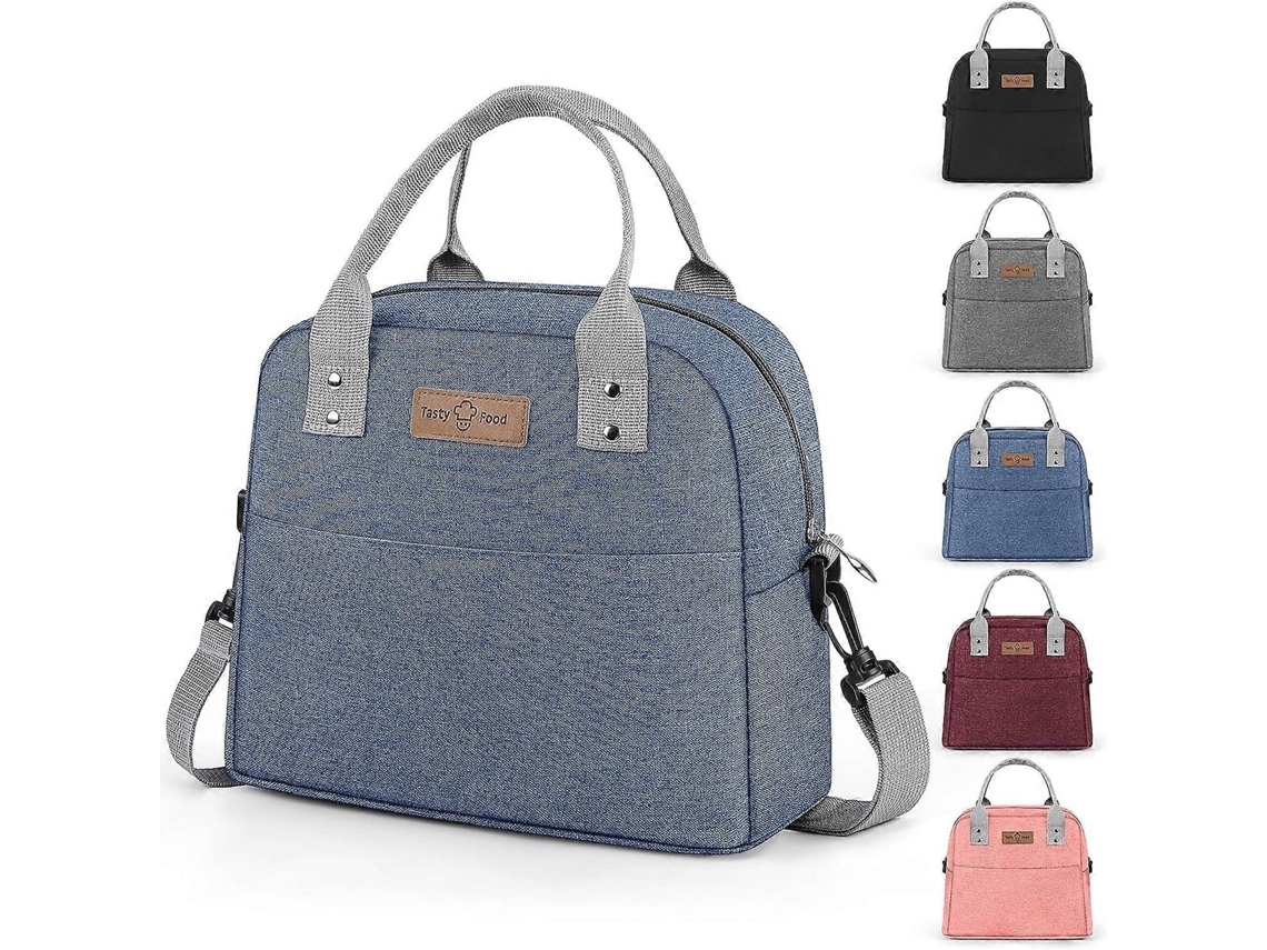 Bolsa De Almoço Isolada, Reutilizável, Resistente E Prática