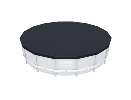 Cobertor para piscina estructura metálica ø 488 cm.
