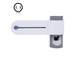 Laxiscreed Esterilizador Uv E Dispenser Para Escova De Dentes Com Suporte Integrado