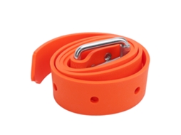 Cinto De Peso Ajustável De Silicone Para Mergulho Com Fivela De Liberação Rápida Para Mergulho Scuba Spearfishing Laranja