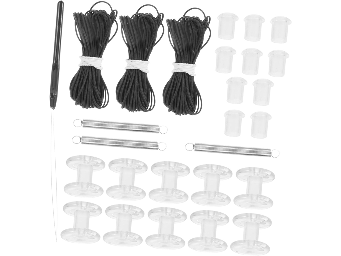 Kit De Reparo Para Persianas Plissadas: Acessórios Essenciais, Rodas De Reposição E Tampões Para Tração.