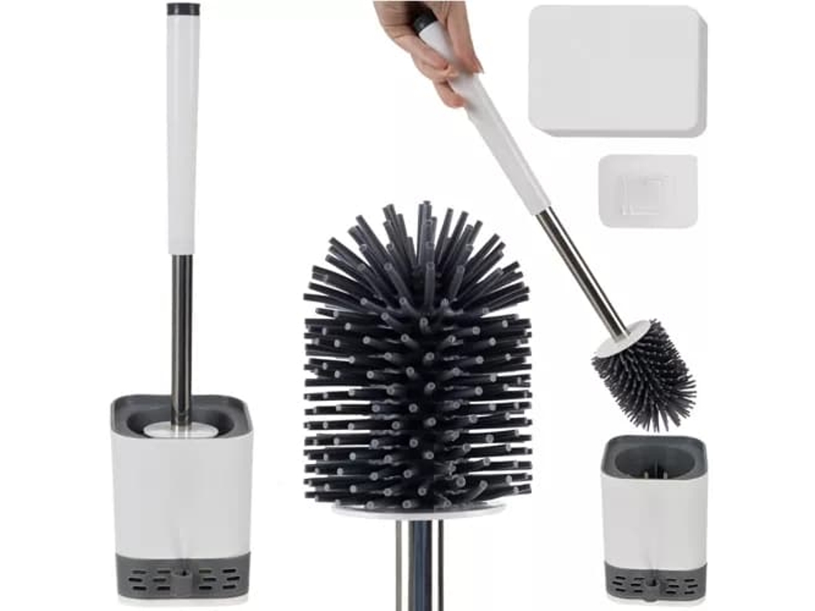 Escova De Silicone Para Banheiro Aquaforge