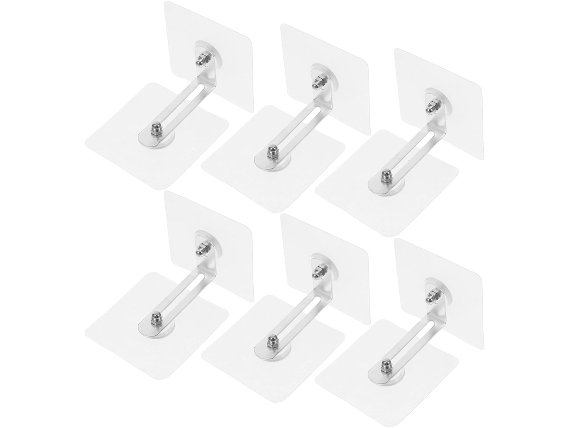 6-fixadores Adesivos E Compatíveis Para Móveis, Anti Tombamento, Sem Necessidade De Furar, Resistentes Para Cômodas E