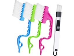 Kit de 4 Pincéis Nova Line, limpeza, janelas, portas, ergonômico, marca S/MARCA