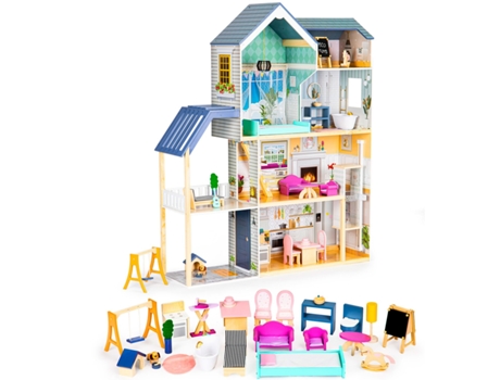 Casa de Bonecas Xxl Maya Residence 28 Peças ECOTOYS