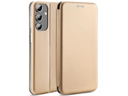Capa para Samsung Galaxy A14 5G BELINE Pele Sintética Magnética Dourado