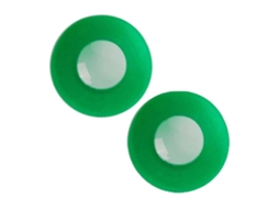 Laxiscreed Lentes De Contato Verdes Para Halloween E Cosplay, Efeito Impactante